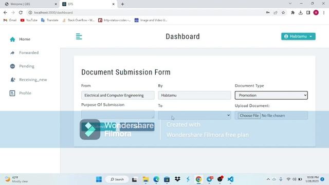 Document Tracking System смотреть онлайн