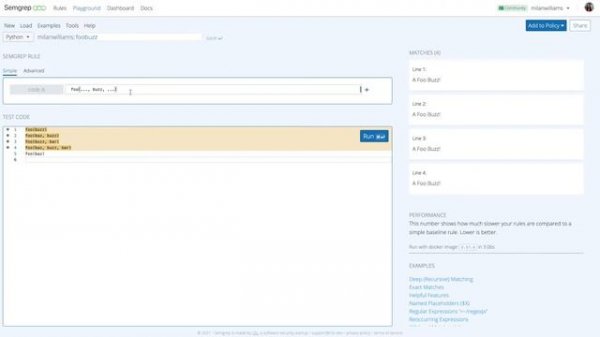 Semgrep Quick Start Tutorial