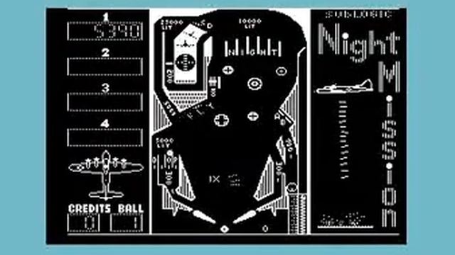 Night Mission Pinball - Commodore 64 смотреть онлайн