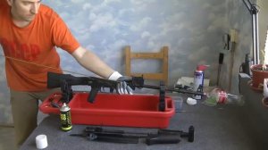 Быстрая и дешёвая чистка Сайги МК калибра 7.62