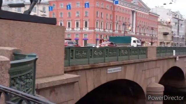 Аничков мост в Санкт-Петербурге.Anichkov bridge in St. Petersburg! смотреть онлайн
