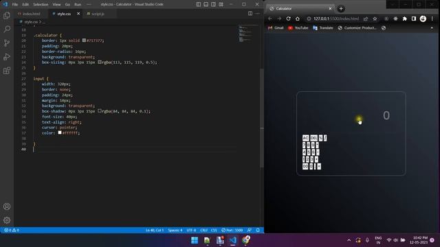 How to make a Calculator using HTML CSS JavaScript | College Mini Project | search and solve смотреть онлайн