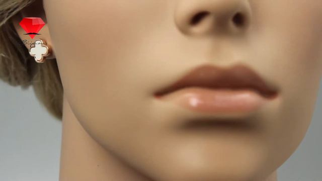 Bije.ru: Позолоченные серьги-гвоздики в виде цветов с эмалевой вставкой Alyssia (Алиссия) смотреть онлайн