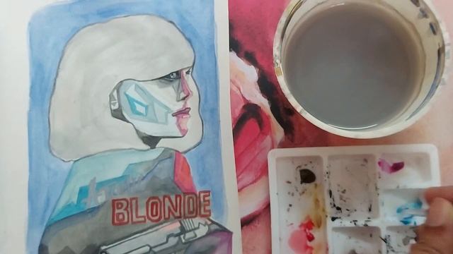 Atomic Blonde | Water Color | Fast Sketch | #45 смотреть онлайн