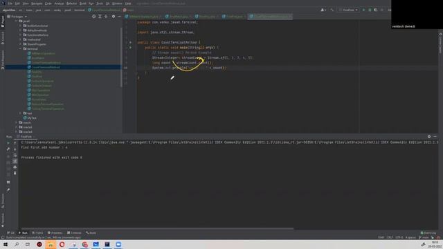 Terminal Operation in Java8 in (हिन्दी) смотреть онлайн