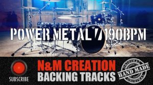Power Metal Drum Track 190 BPM