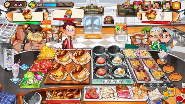 Cooking Adventure - Super Burger 55 🍔🍟 смотреть онлайн