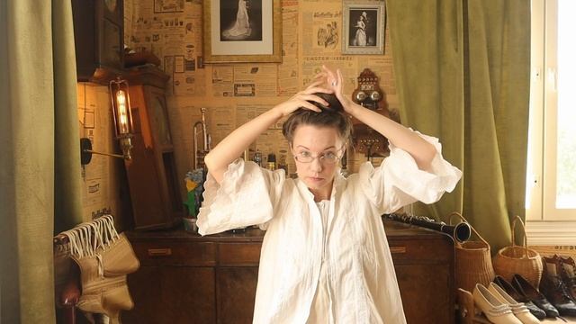Quick and easy 1890s hairstyle, a historybounding hair tutorial for everday wear смотреть онлайн