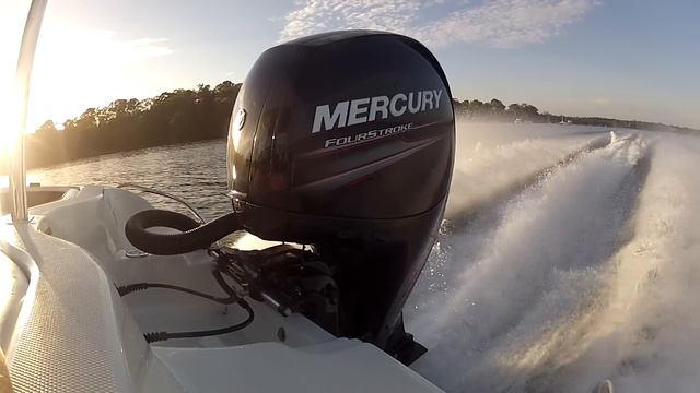 Mercury 150hp Fourstroke - WOT Smooth Water смотреть онлайн