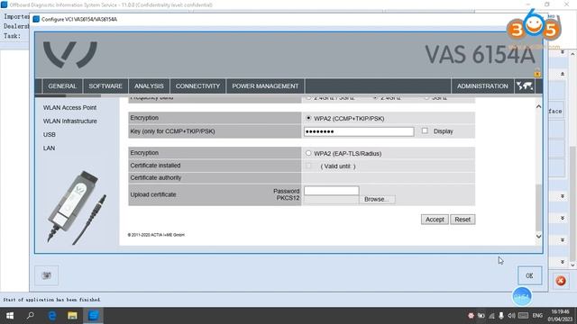 How to Connect and Configure VNCI 6154A via WLAN obdii365 смотреть онлайн