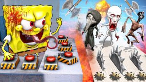 ДЕМОН СПАНЧ БОБ ПРОТИВ SCP! КТО ОСТАНЕТСЯ В ЖИВЫХ? СТРАШНАЯ ДОРОГА СМЕРТИ С SCP В Garry`s Mod