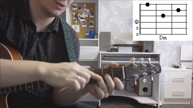 GUITARCLASSES|Уроки игры на гитаре для начинающих-2|Первые аккорды|Чтение табов|Упражнение новичкам