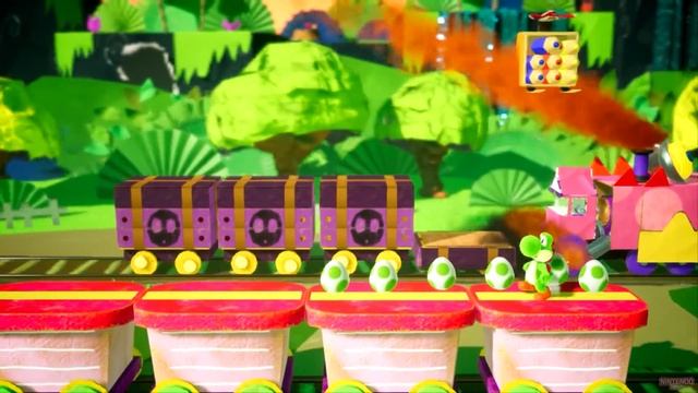 Yoshi's Crafted World - All Bosses (No Damage) смотреть онлайн