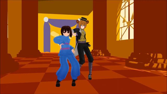 [MMD UndertalexFNAF2] Frisk & Toy Freddy - Drop it смотреть онлайн