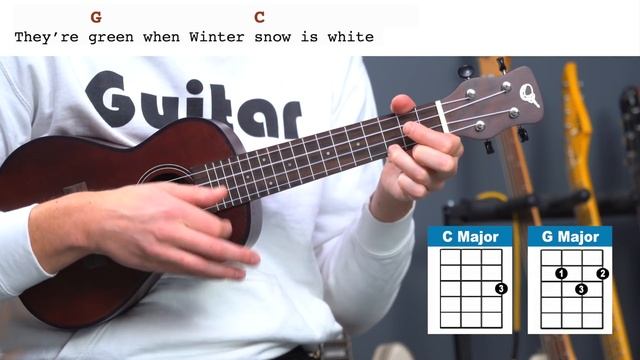 Learn 5 Ukulele Christmas Songs with 3 EASY Chords смотреть онлайн