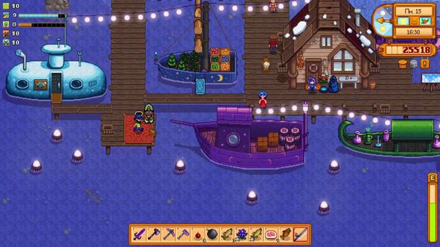 [Stardew valley] Играем #20 (Зима. Украли коня. 10й уровень рыбалки ) смотреть онлайн