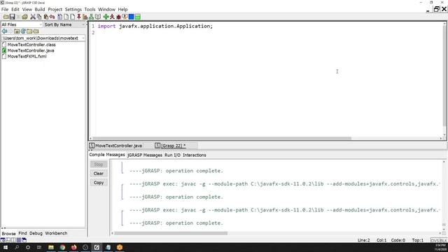 Programming Example: JavaFX, Scene Builder Move Text смотреть онлайн