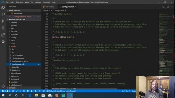 Compiling Marlin 2 0 with VsCode and PlatformIO