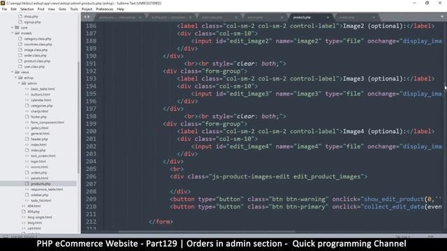 #129 PHP Ecommerce website development | Orders in admin section | MVC OOP - Quick programming смотреть онлайн