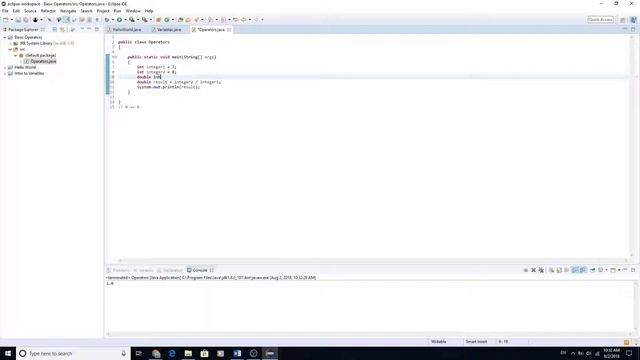 Java Basics #2 - Basic (Non-logical) Operators смотреть онлайн