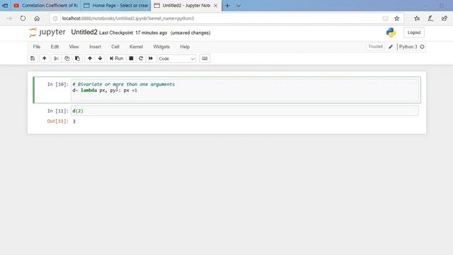 Lambda Function with One, Two and Three Arguments | Learn Python for Beginners | Data Science смотреть онлайн