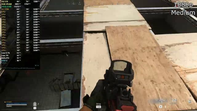 Call of Duty Warzone | RX 570 + Ryzen 7 1700 | High - Medium - Low | 1080p смотреть онлайн