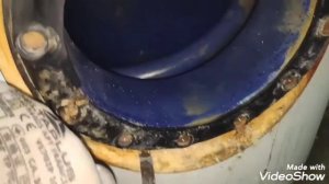 Замена электротэна с фланцем на бойлере Drazice OKCE 300 NTRR/3-6kW. #бойлер #Drazice #электротэн