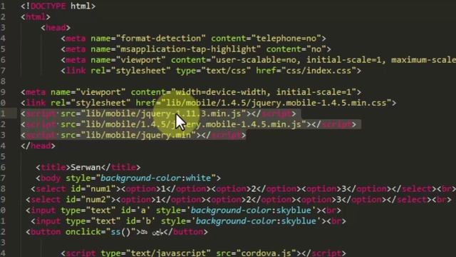 Cordova Jquery mobile смотреть онлайн