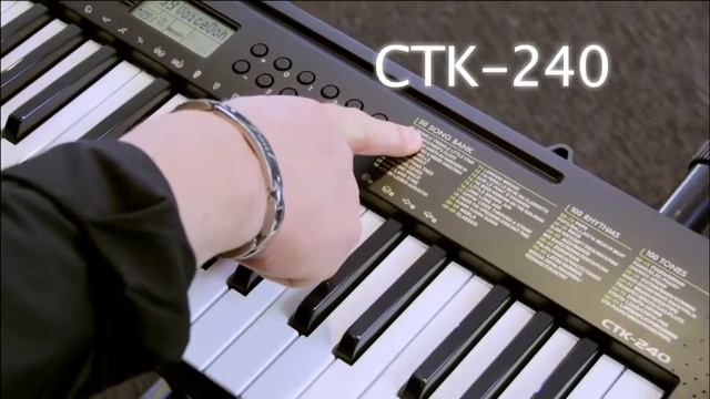 Синтезатор Casio CTK-240 смотреть онлайн