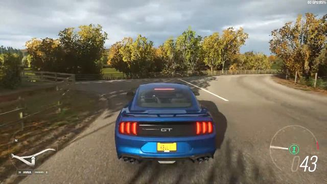 Forza Horizon 4 2018 Mustang GT RX580 8Gb, Fx8350, 12Gb RAM смотреть онлайн