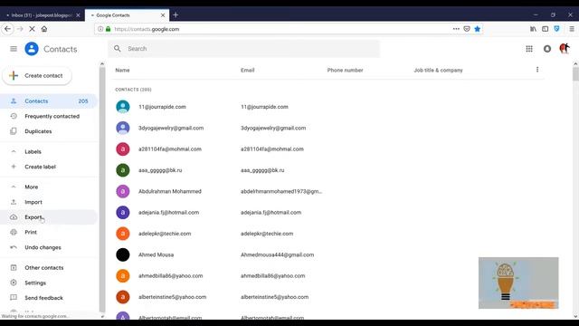 How download Export import Google gmail contacts / Google CSV Outlook CSV vCard (for iOS Contacts) смотреть онлайн