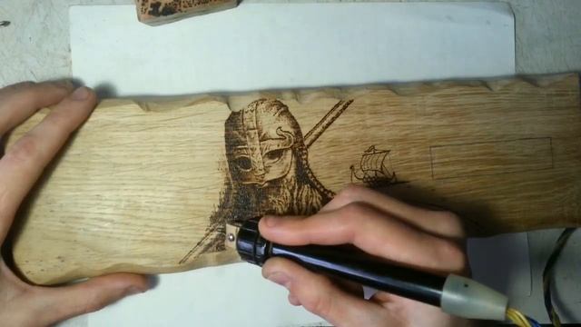 Pirography Viking. Stand for the ax. смотреть онлайн