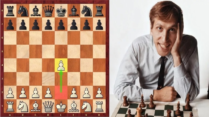 Шахматы. ФИШЕР СЫГРАЛ Е2-Е4 и ПОБЕДИЛ в 10 ХОДОВ! Школа шахмат d4-d5. смотреть онлайн