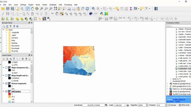 Hydrology-Watershed Delineation Using QGIS (in Arabic) смотреть онлайн
