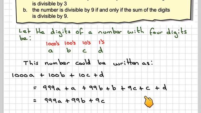 Proving a four digit number is divisible by 3 and 9 смотреть онлайн
