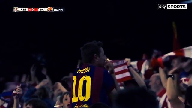 Месси обвёл полкоманды Лучший гол 2015 года Финал Кубка Испании, The best Messi смотреть онлайн
