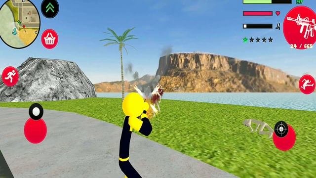 Superhéroe Mafia Stickman Juego - Mafia Spider-StickMan Rope Hero Gangstar City #26 - Android Game. смотреть онлайн