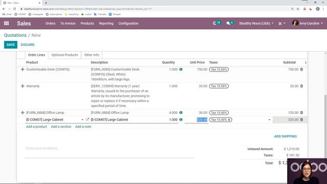 Sales Basics And Your First Quotation | Odoo Sales