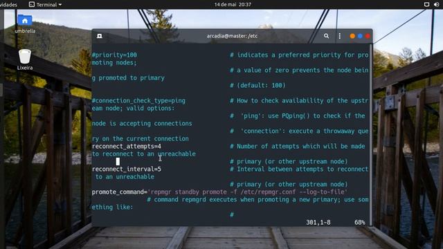 Replicação Postgresql - Parte 8 (Configurando o Repmgr no Master) смотреть онлайн