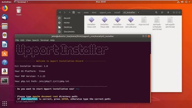 How to install Upport CRM with CLI Installer in Linux смотреть онлайн