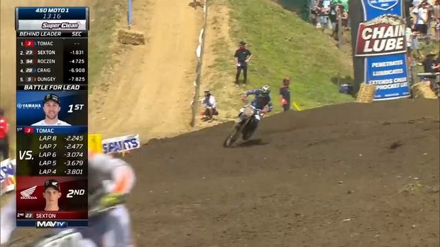 Ironman National FULL 450 Moto 1 | 2022 Pro Motocross смотреть онлайн