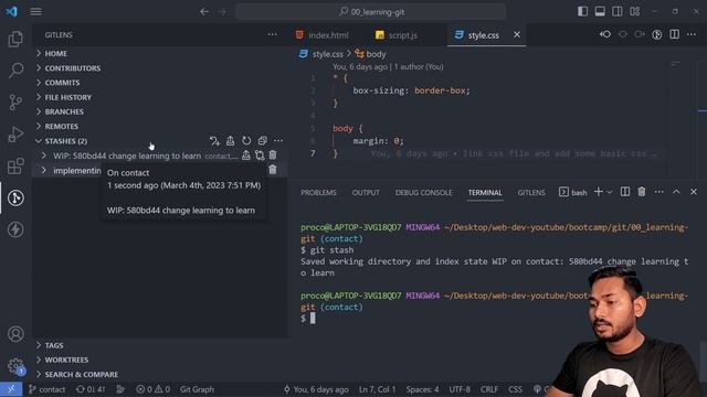 What is Stashing in Git? | Git and GitHub Fundamentals | Ep.08 смотреть онлайн
