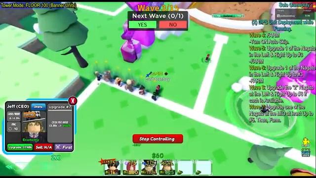 Tower Mode Floor 100 (Banner Units Only) | Solo Gameplay | Roblox All Star Tower Defense смотреть онлайн