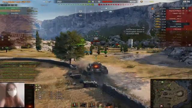 Тест стрим по World of Tanks/немного покатаемся смотреть онлайн
