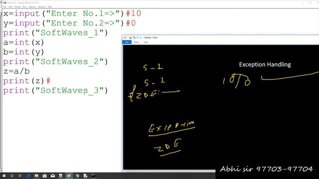 exception handling in python in hindi part 2 смотреть онлайн