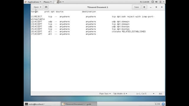 Block Port (SSH) On Centos7 With IPTables