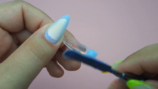 Наращивание AQUA AURORA. Облака на ногтях двигаются ? смотреть онлайн