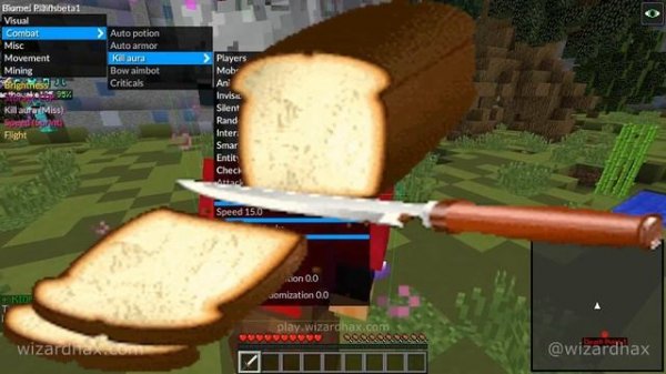 Minecraft - HUZUNI CLIENT 1.11.2 (with OptiFine) Minecraft 1.11.2 Hacked Client - WiZARD HAX