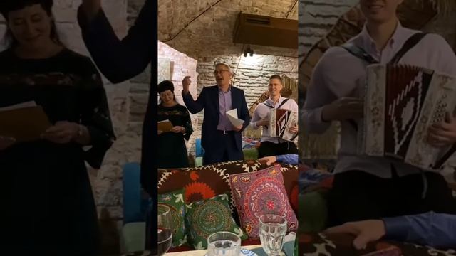 Шуточная песня "Сначала Вовка потом и я" на юбилее у хорошего человека Штыкова Владимира? смотреть онлайн