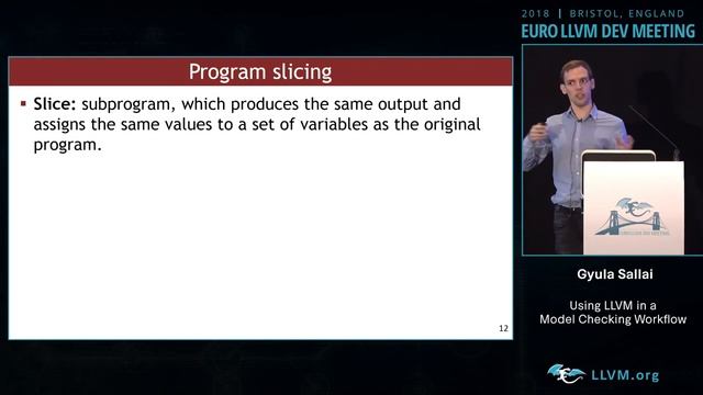 2018 EuroLLVM Developers’ Meeting: G. Sallai “Using LLVM in a Model Checking Workflow” смотреть онлайн